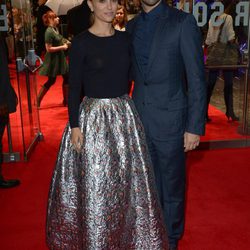 Natalie Portman y Benjamin Millepied en el estreno de 'Thor: El mundo oscuro' en Londres