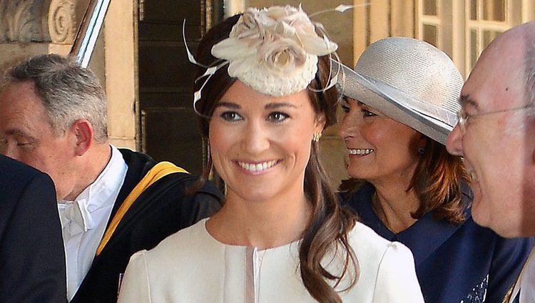 Pippa Middleton en el bautizo del Príncipe Jorge de Cambridge