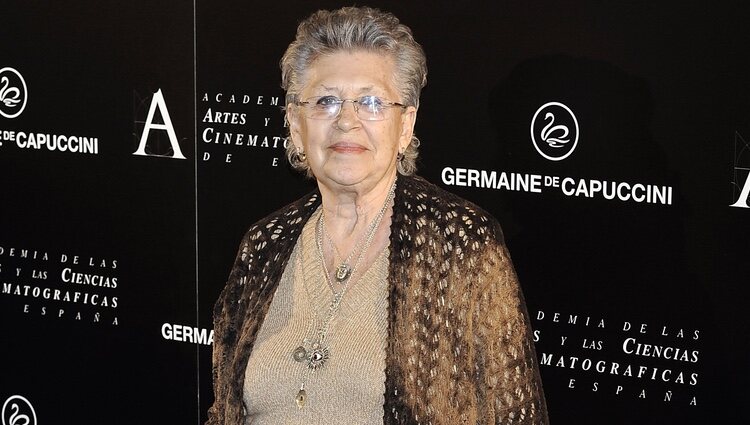 Pilar Bardem en la entrega de la Medalla de Oro de la Academia de Cine a Ángela Molina