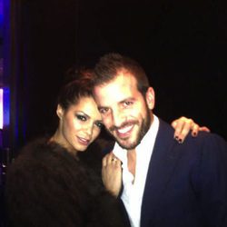 Rafael Van der Vaart y Sabia Boulahrouz de fiesta