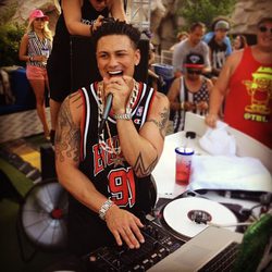 Fotografía de Amanda Markert a Pauly D el día que se conocieron