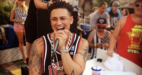 Fotografía de Amanda Markert a Pauly D el día que se conocieron