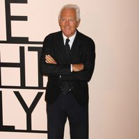 Giorgio Armani en su fiesta 'One Night Only' en Nueva York