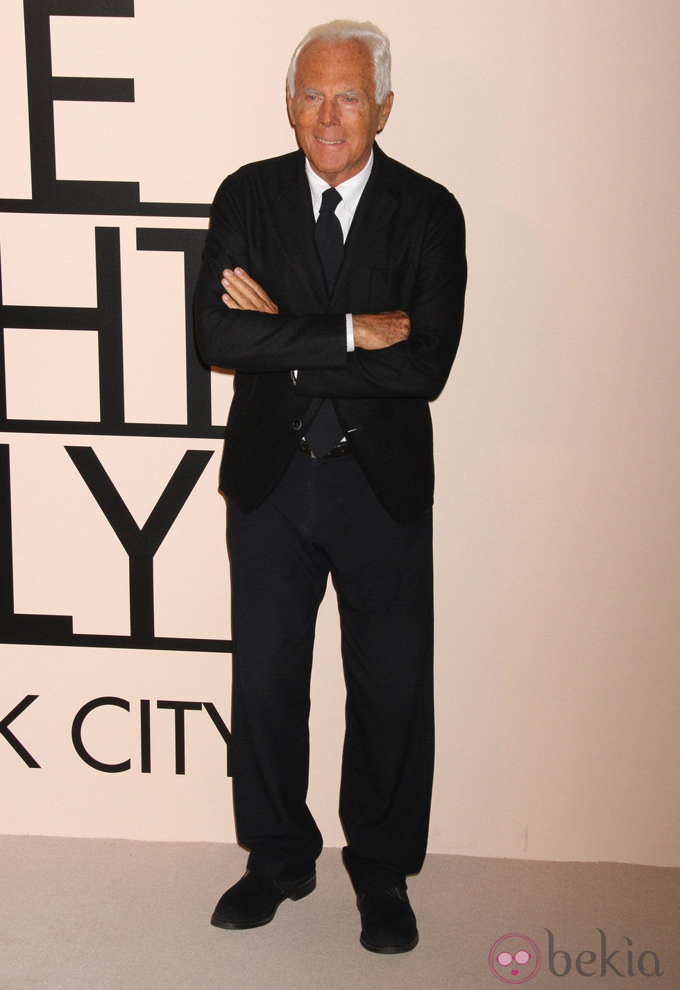 Giorgio Armani en su fiesta 'One Night Only' en Nueva York