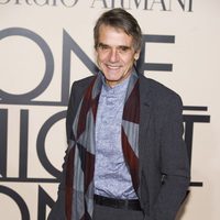 Jeremy Irons en la fiesta de Giorgio Armani 'One Night Only' en Nueva York