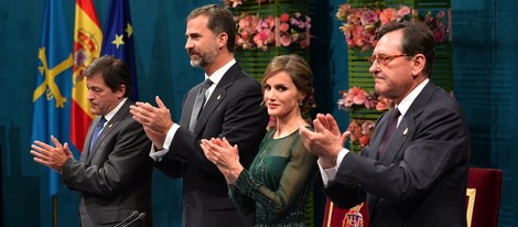 El Príncipe Felipe y la Princesa Letizia presiden los Premios Príncipe de Asturias 2013