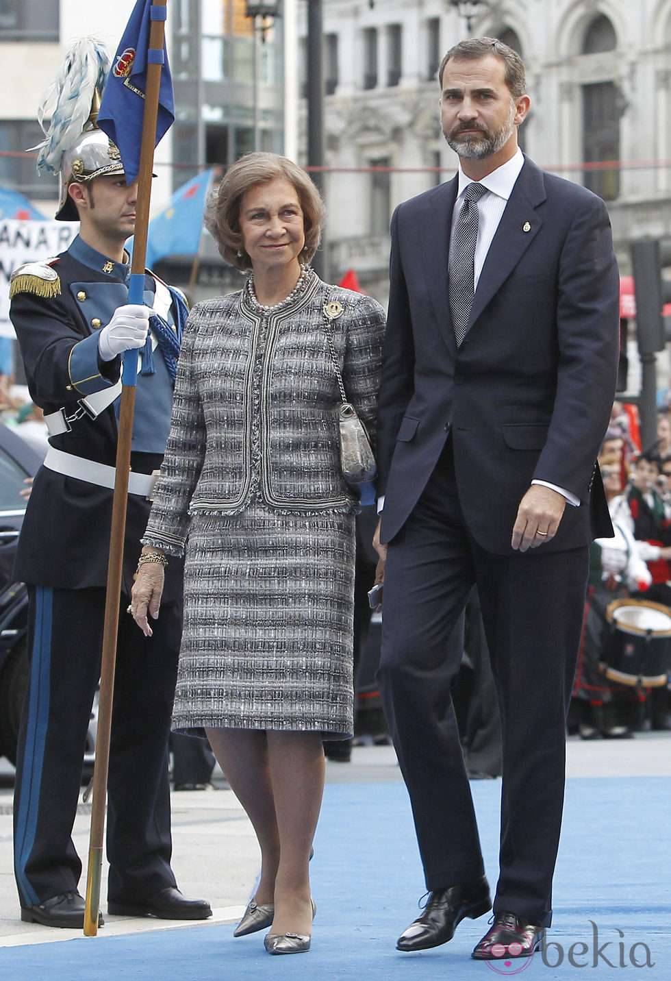 La Reina Sofía y el Príncipe Felipe llegan a los Premios Príncipe de Asturias 2013