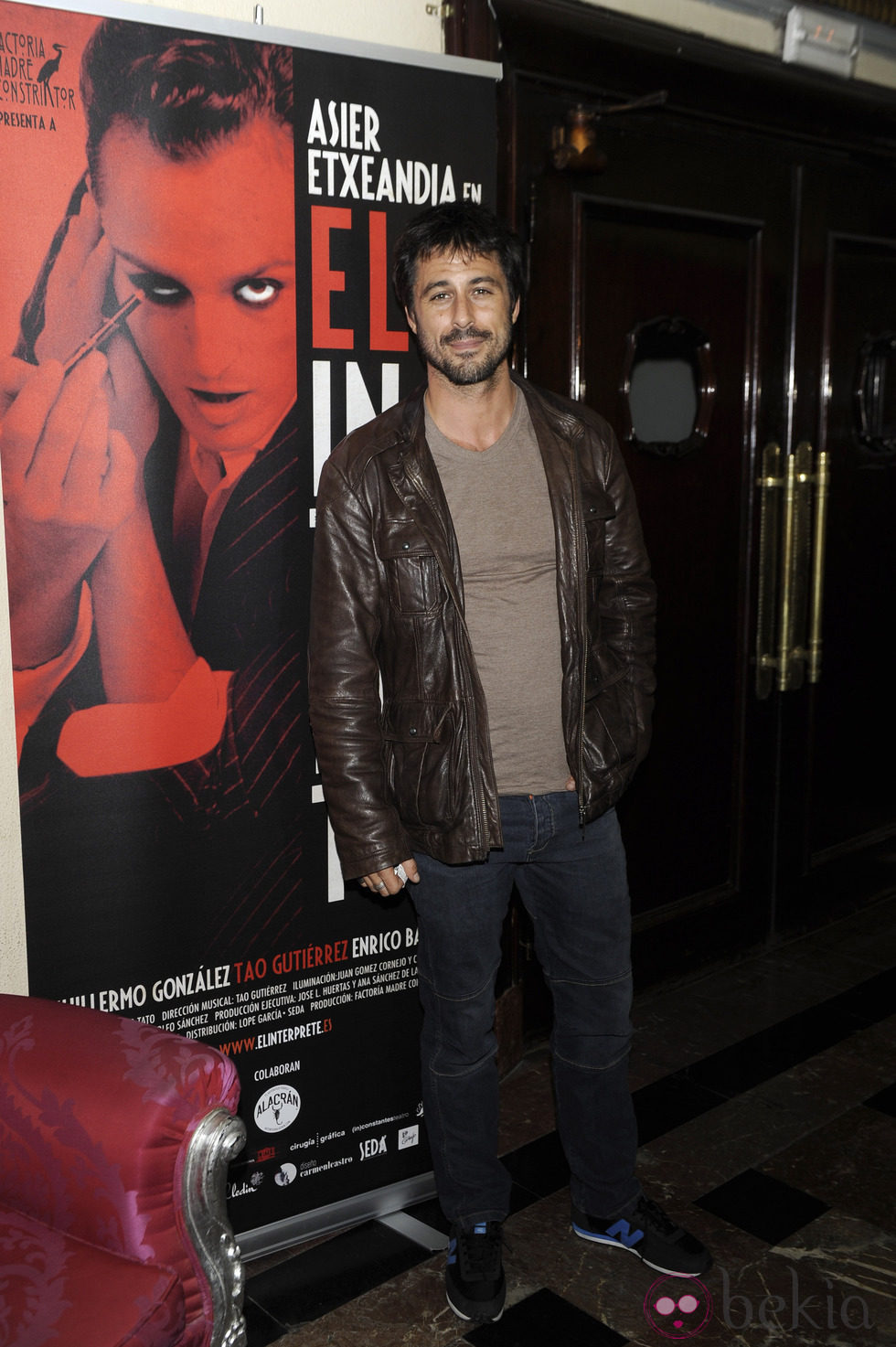 Hugo Silva en el re estreno de 'El intérprete' en Madrid