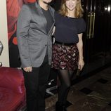 Javier Veiga y Marta Hazas en el re estreno de 'El intérprete' en Madrid