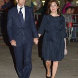 Curro Romero y Carmen Tello durante la boda de Pablo Lara y Anna Brufau en Barcelona