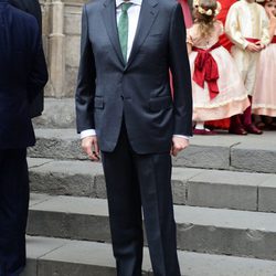 Mariano Rajoy durante la boda de Pablo Lara y Anna Brufau en Barcelona