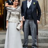 Jose Manuel Lara durante la boda de Pablo Lara y Anna Brufau en Barcelona