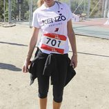 Natalia en una carrera solidaria en Madrid