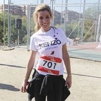 Natalia en una carrera solidaria en Madrid