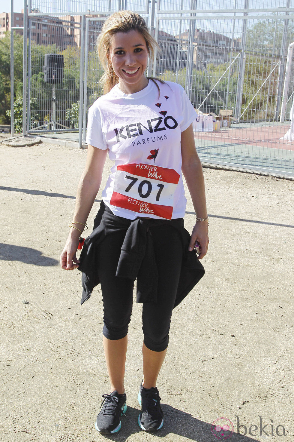 Natalia en una carrera solidaria en Madrid