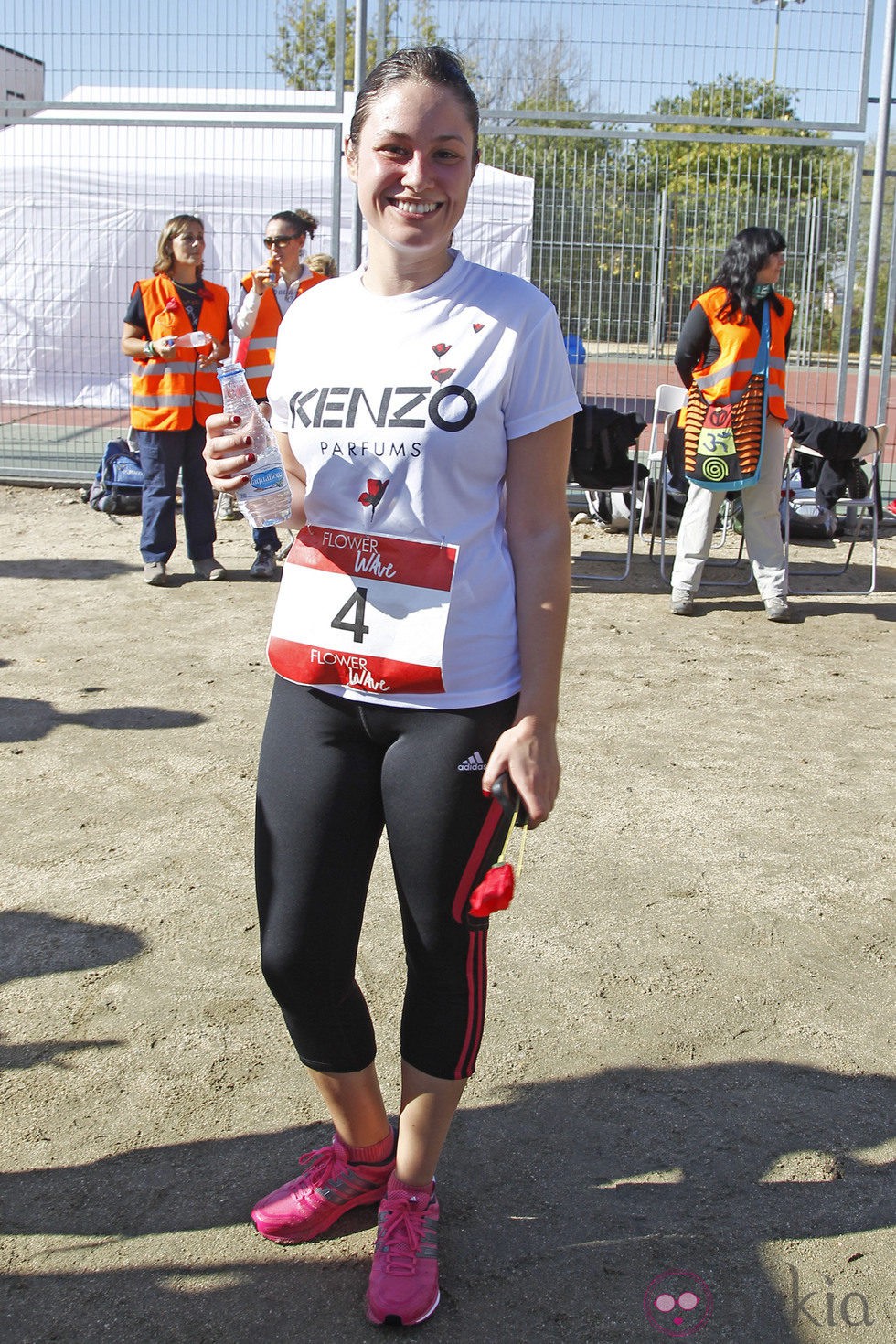 Aída Folch en una carrera solidaria en Madrid