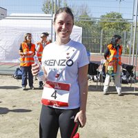 Aída Folch en una carrera solidaria en Madrid