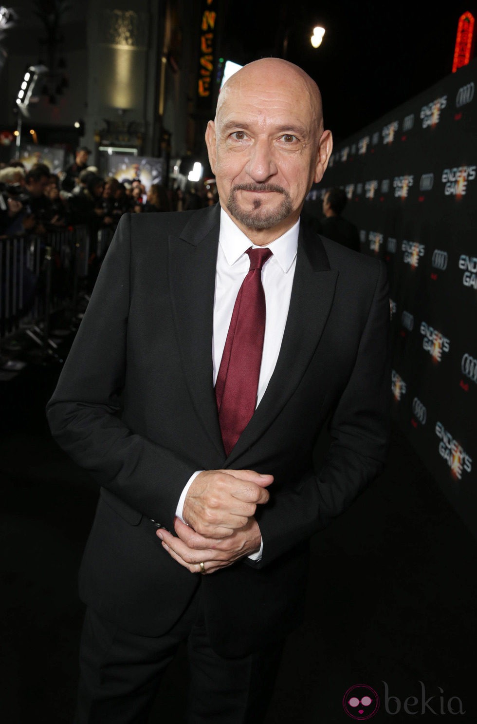 Ben Kingsley en la premiere de 'El juego de Ender' en Los Angeles