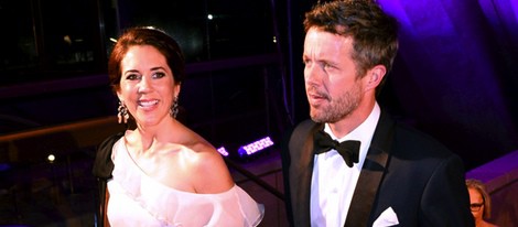 Federico y Mary de Dinamarca en una gala en Sydney