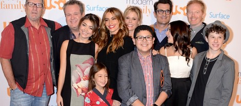 El reparto de 'Modern Family' en el acto benéfico organizado por los responsables de la serie