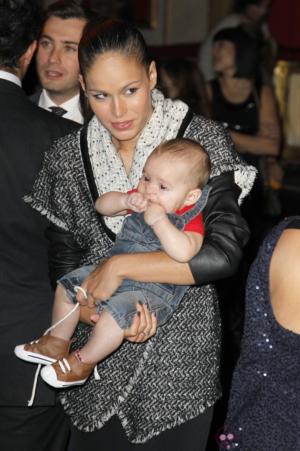 Mireia Canalda con su hija Inés en los Premios Cuida de Ti 2013