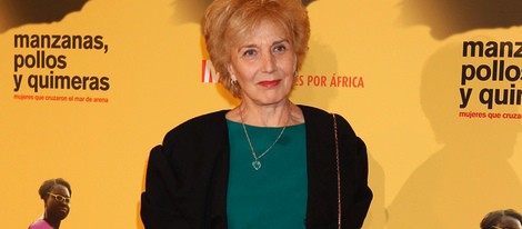 Marisa Paredes en la premiere del documental 'Manzanas, pollos y quimeras'