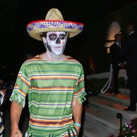 Brody Jenner disfrazado de muerte mexicana en una fiesta de Halloween en Beverly Hills