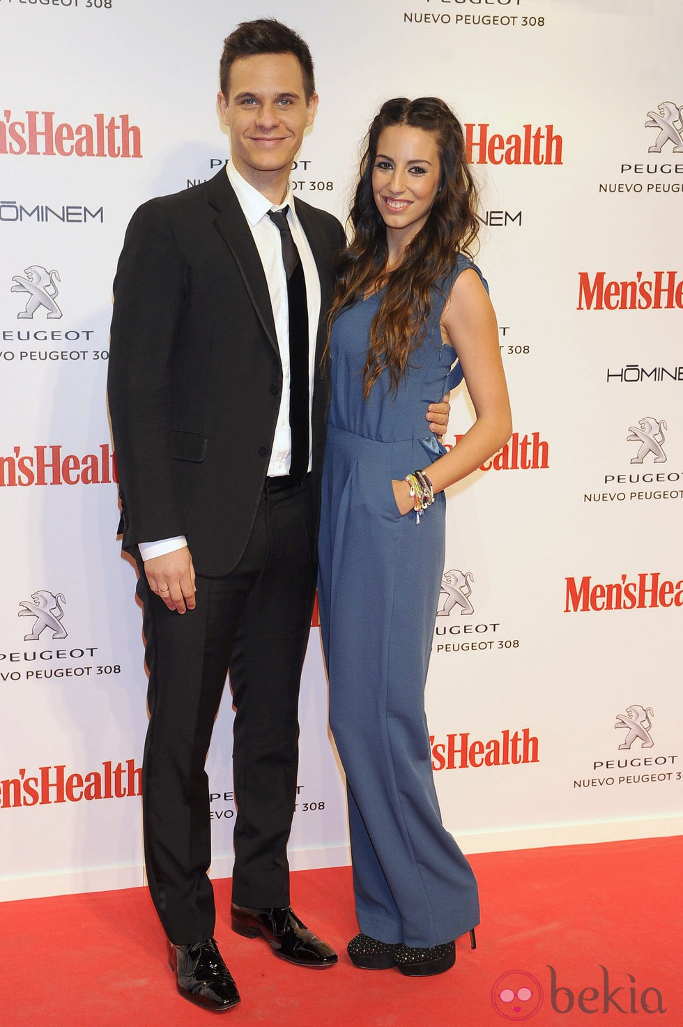 Christian Gálvez y Almudena Cid en los Premios Men's Health Hombres del Año 2013