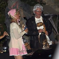 Goldie Hawn y Kurt Russell disfrazados en una fiesta de Halloween en Beverly Hills