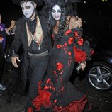 Kate Moss y Jamie Hince en Halloween 2013