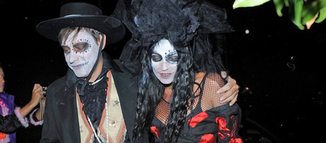 Kate Moss y Jamie Hince en Halloween 2013