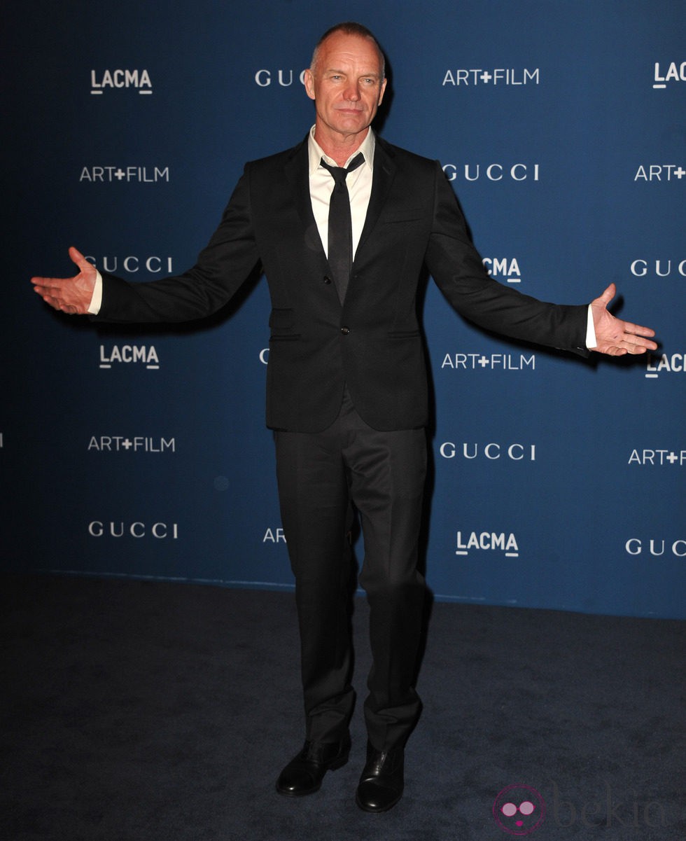 Sting en la gala LACMA Art + Film