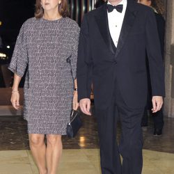 Mar Utrera y Alberto Ruiz Gallardón en la cena de honor a los galardonados con el premio Mariano de Cavia