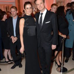 Colin Firth y Livia Firth en la fiesta Harper's Bazaar Mujer del Año 2013