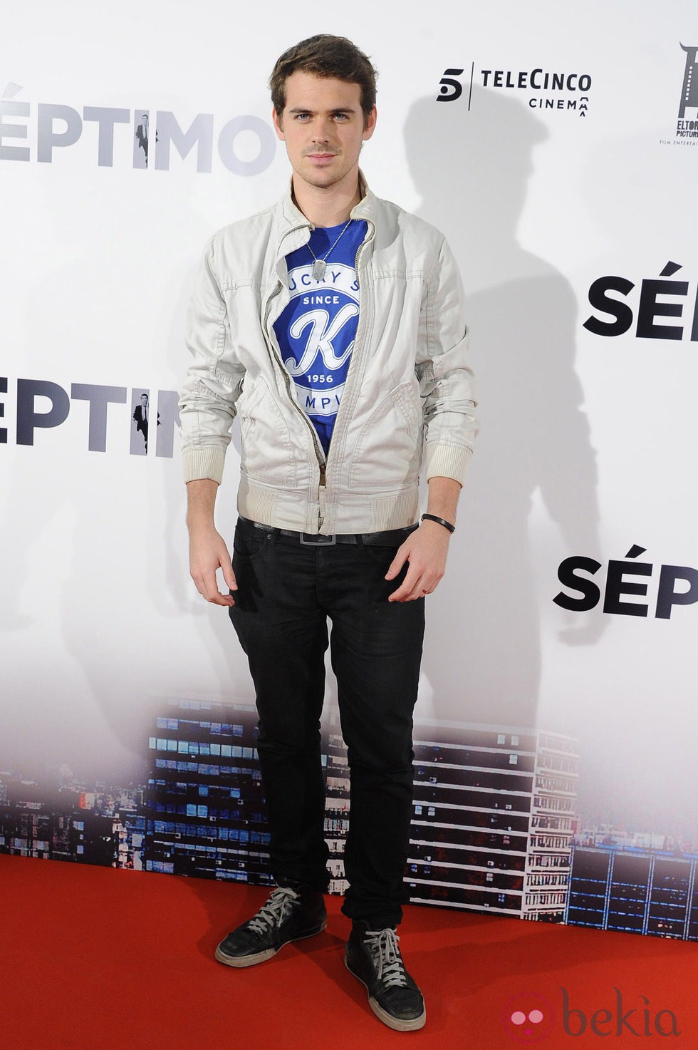 Gonzalo Ramos en el estreno de 'Séptimo'