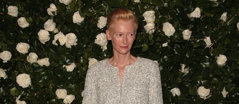 Tilda Swinton en una fiesta homenaje por su trayectoria profesional