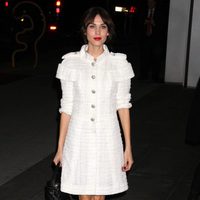 Alexa Chung en una fiesta homenaje a Tilda Swinton en el MoMA