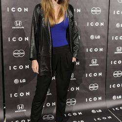 Aída Artiles en la presentación de la revista Icon