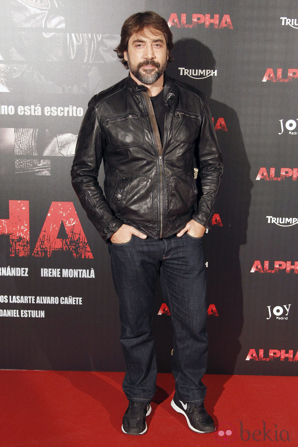 Javier Bardem en el estreno de 'Alpha'