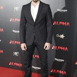 Álex Barahona en el estreno de 'Alpha'