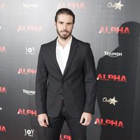 Álex Barahona en el estreno de 'Alpha'