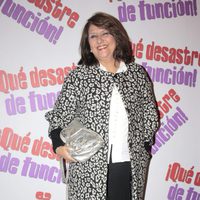 Soledad Mallol en la presentación de la obra de teatro '¡Qué desastre de función!'