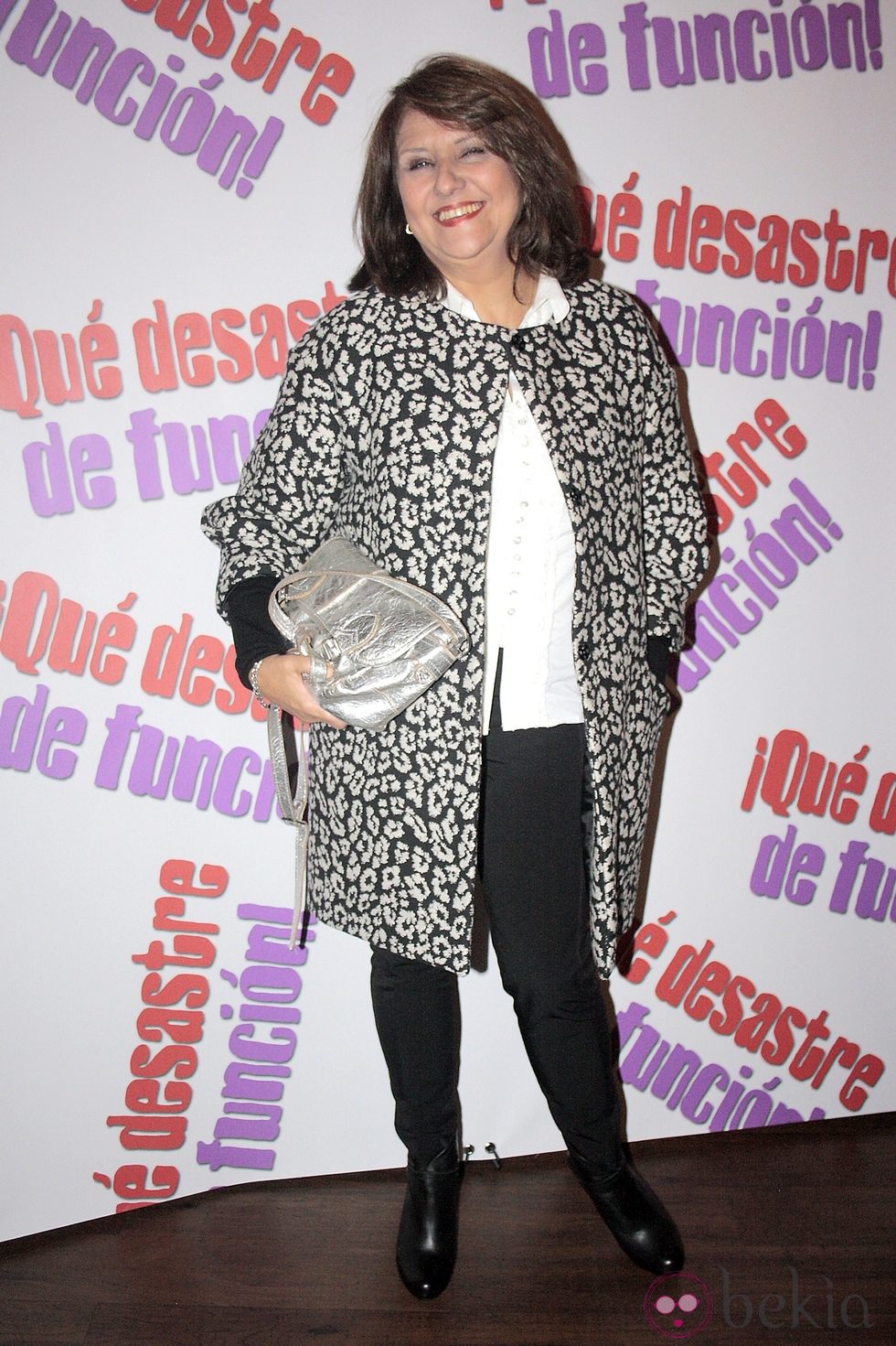 Soledad Mallol en la presentación de la obra de teatro '¡Qué desastre de función!'