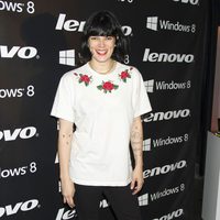 Bimba Bosé en la fiesta de presentación de la nueva campaña de una firma de equipos informáticos