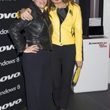 Anabel Alonso y Raquel Revuelta en la fiesta de presentación de la nueva campaña de una firma de equipos informáticos