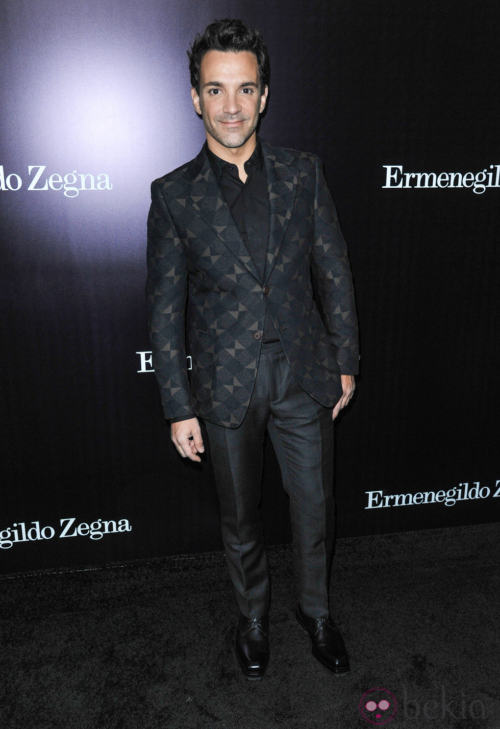 George Kotsiopoulos en la apertura de una tienda de Ermenegildo Zegna en Beverly Hills