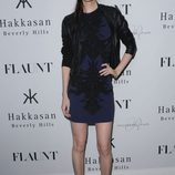 Lydia Hearst-Shaw en la fiesta organizada por la revista Flaunt