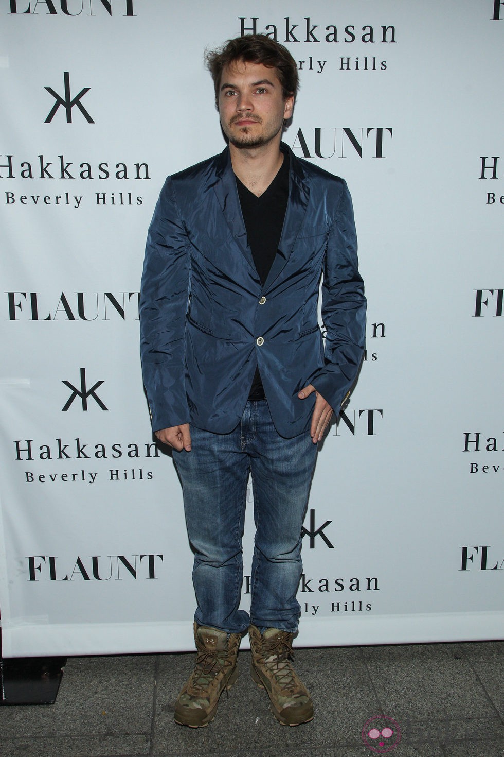 Emile Hirsch en la fiesta organizada por la revista Flaunt