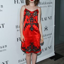 Lily Collins en la fiesta organizada por la revista Flaunt