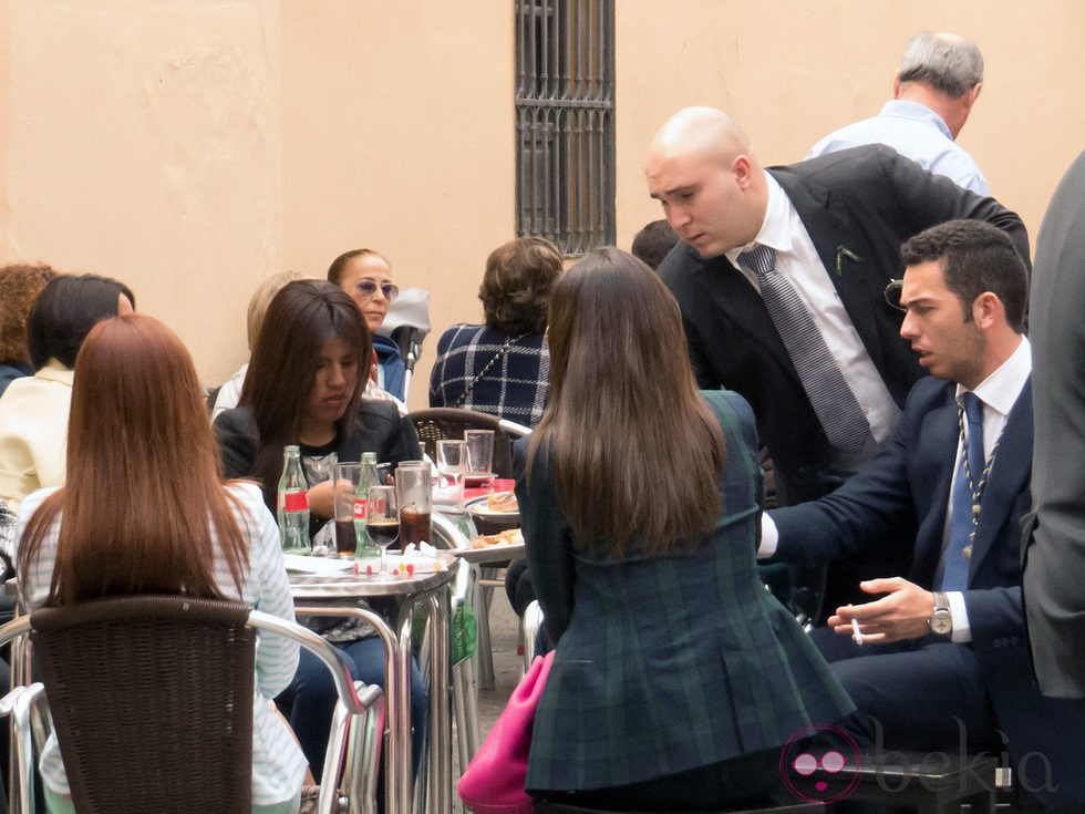 Alberto Isla, Chabelita, Kiko Rivera y Jessica Bueno en la Semana Santa de Sevilla